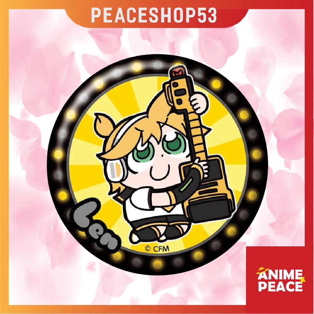 Huy hiệu Hatsune Miku Vocaloid Lấp Lánh Huy Hiệu Vocaloid Ver 5 HH49