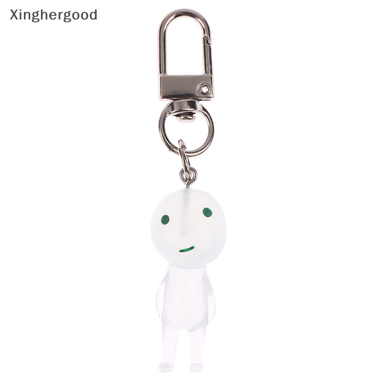 Xinghergood Móc Chìa Khóa resin Hình Người Ngoài Hành Tinh Màu Dạ Quang Dễ Thương