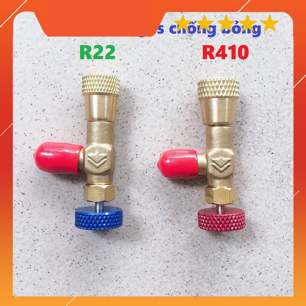 Van khóa gas chống bỏng R22 - R410A Hongsen Van chống bỏng Gas R410 - R22 hàng đẹp