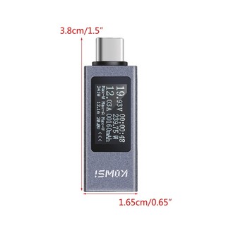 Yao KOWSI USB C Meter Voltage Current Tester USB Checker Phone Charging Detector