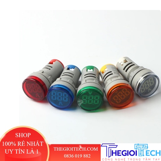 Điện Áp LED Hiển Thị Kỹ Thuật Số AD16-22DSV Chỉ Báo AD101-22VM Dòng Điện Dây DSA-22AMS Biến Đổi - Red DC-Màn Hình Lớn
