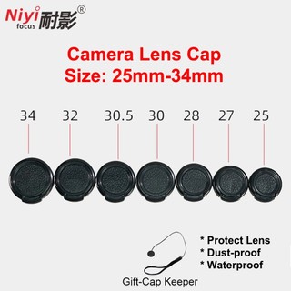  Nắp Đậy Ống Kính Máy Ảnh 25mm 27mm 28mm 30mm 30.5mm 32mm 34mm Cho Olympus Panasonic Canon Sony Nikon Pentax 
