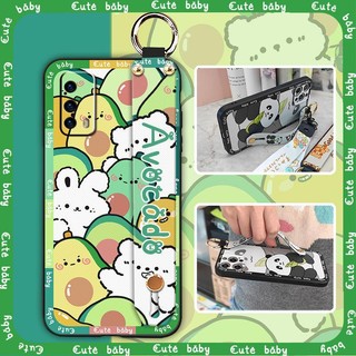 Cartoon Anti-dust Phone Case For VIVO IQOO Z1X 5G Dirt-resistant Anti-knock ring Phone Holder Waterproof Silicone protective