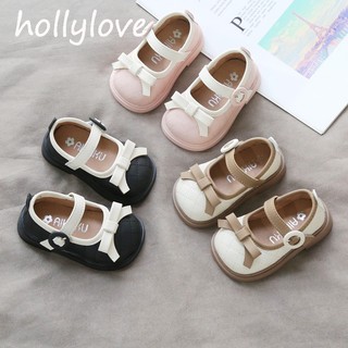 hollylove loafers cho em bé Giày bệt mềm cho trẻ sơ sinh và trẻ nhỏ Giày đơn da cho học sinh thời trang hàn quốc Phong Cách Nhật Bản CLX24103OX 2Z240110