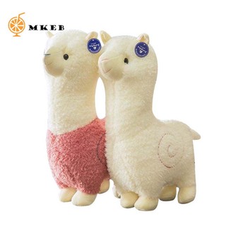Đồ chơi nhồi bông Hình Lạc Đà Alpaca Mềm Mại Nhiều Màu Sắc