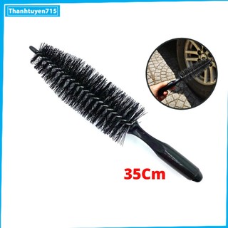 Cọ vệ sinh mâm xe chuyên dụng, cọ vệ sinh vành lazang bánh xe 35cm