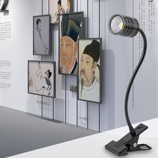 Đèn led rọi bofit 5w - 220v có kẹp đa năng, tích hợp đèn đọc sách, đèn ngủ đầu giường