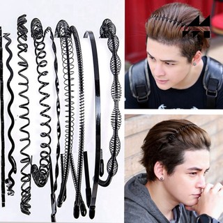 Set 2 Băng Đô Cài Tóc Co Giãn Chống Trượt Chống Biến Dạng Sóng