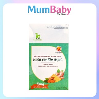 Muối chườm bụng sau sinh giảm eo mờ rạn giảm táo bón Bảo Nhiên cho mẹ khỏe đẹp MumBaby