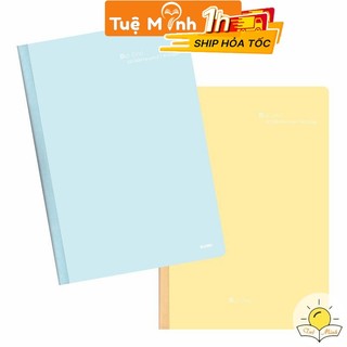 Vở Klong dotgrid B5 80/120/200 trang may dán gáy bìa Pastel sổ Klong Ruột chấm bìa trơn xinh xắn