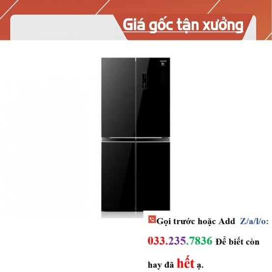 Tủ lạnh Sharp Inverter 401L SJ-FXP480VG-BK <<Hãng
