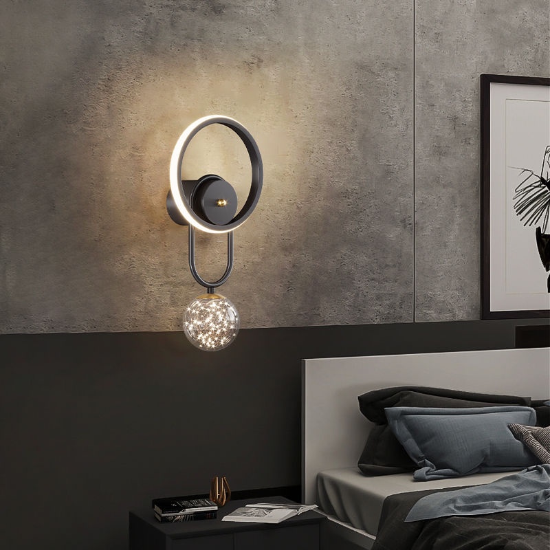 IKEE Đèn led Gắn Tường Trang Trí Phòng Khách / Phòng Ngủ Phong Cách Bắc Âu