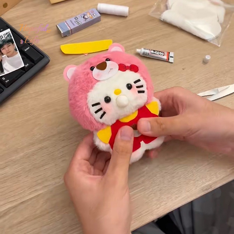 Sanrio Thú Nhồi Bông Hình Mèo kitty Sáng Tạo Trang Trí Túi Quà Lễ Hội