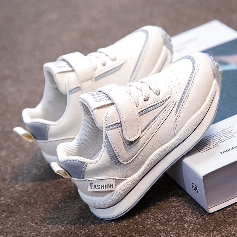 Giày Thể Thao Trắng Kiểu Công Chúa Thiết Kế Xinh Xắn Cho Bé Gái