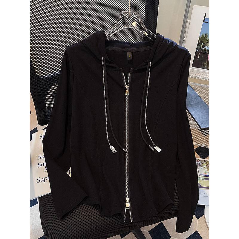 Áo Khoác cardigan Có Mũ Trùm size Lớn Phong Cách Mới Mùa Thu 2023