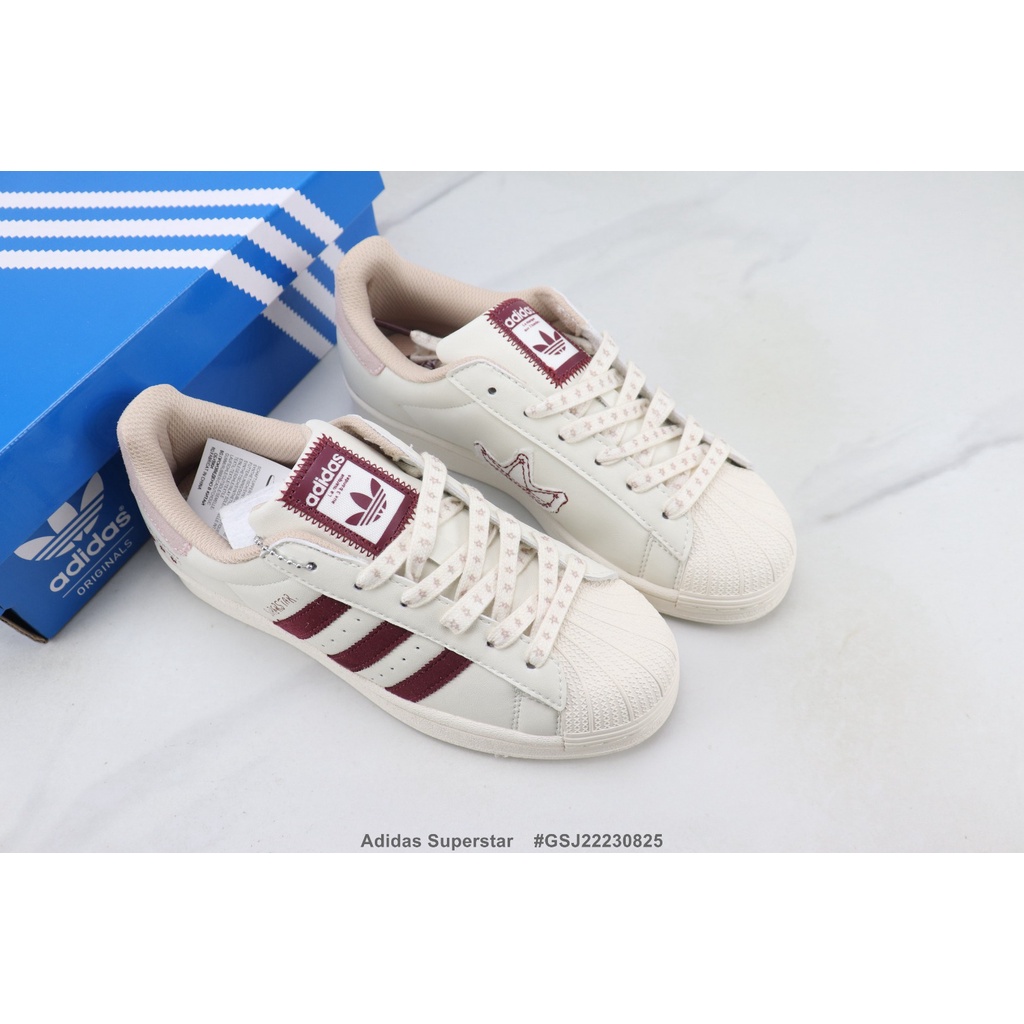 Giày Thể Thao adidas superstar Da Cỡ 35.5-44 Thiết Kế Cá Tính