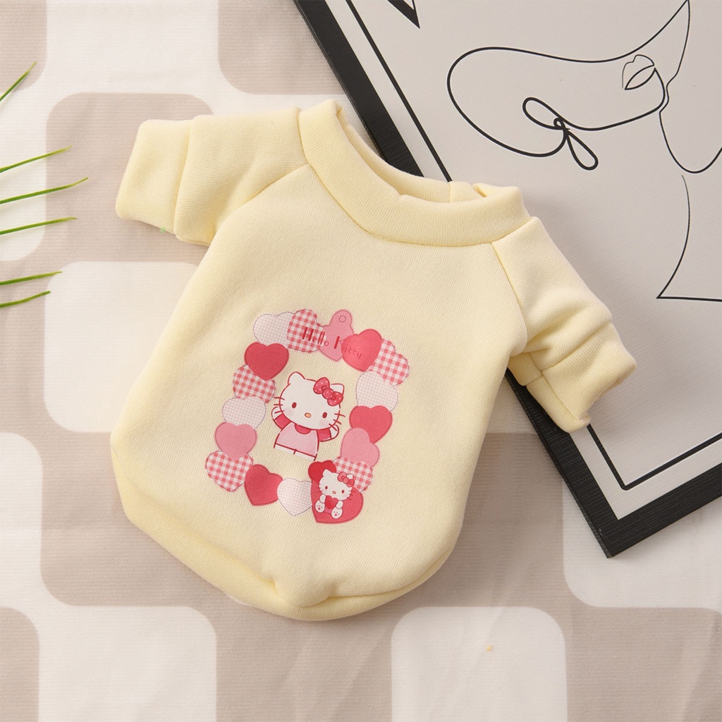 Áo Sweater Thể Thao Giữ Ấm In Hình sanrio Thời Trang Xuân Thu Cho Thú Cưng