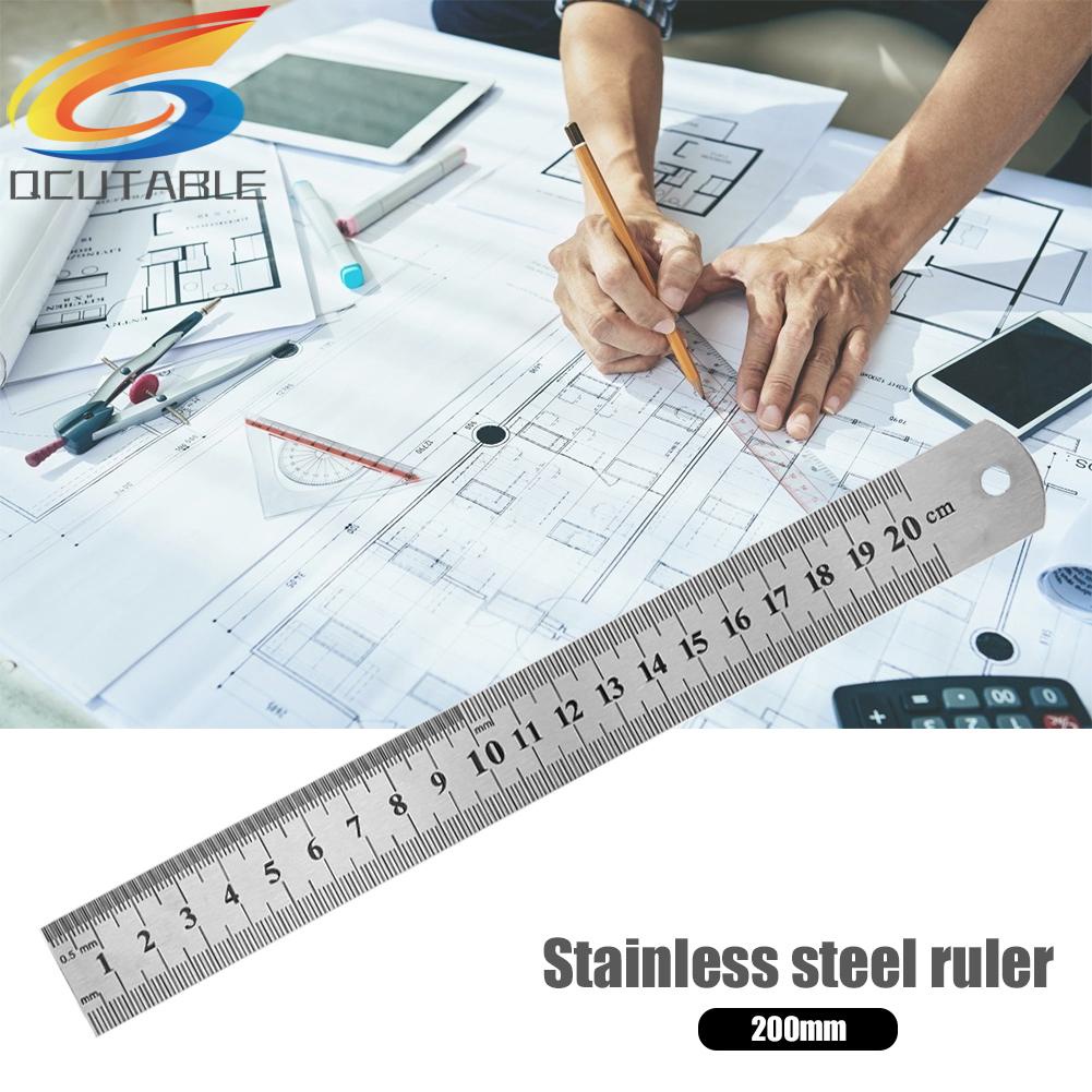 Thước Đo Hai Mặt Bằng Thép Không Gỉ