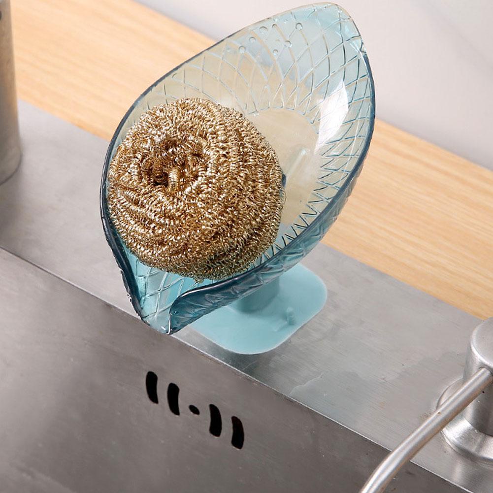 Giá Đỡ Xà Phòng Gắn Tường Hình Chiếc Lá m7h4