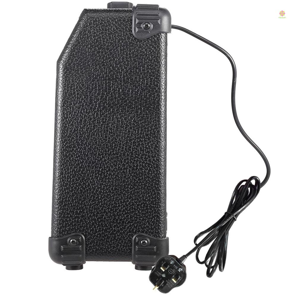 Nicephoto Bộ Khuếch Đại Âm Thanh Đàn guitar Điện Chuyên Nghiệp gm-215 15w Với Loa 3 Băng Tần eq 5 "