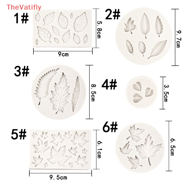 Khuôn silicone Làm Bánh / Sô Cô La Hình Chiếc Lá diy