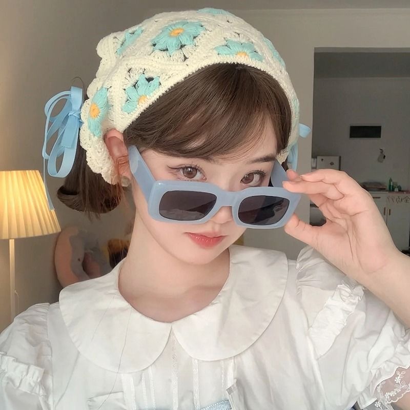 Băng Đô Cài Tóc Hình Tam Giác Phong Cách Nhật Hàn Ngọt Ngào Cho Nữ