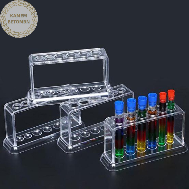 Kamembbn Giá Đỡ Ống Nghiệm 6 Lỗ Bằng Nhựa Trong Suốt vn