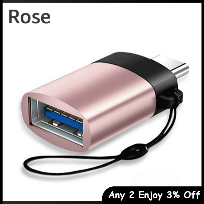 Zevaret Dây Cáp Chuyển Đổi type c Sang usb 3.0 Loại c Cho macbook pro / samsung xiaomi huawei