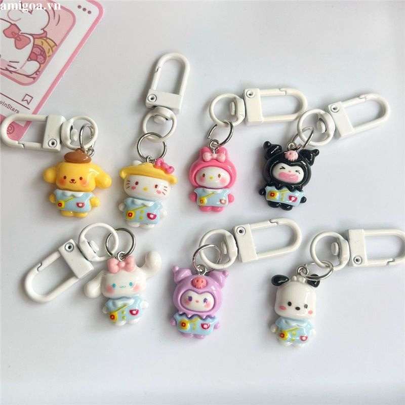 ✨✨Móc Chìa Khóa Hình Mèo Sanrio My Melody Kitty Dễ Thương Mới