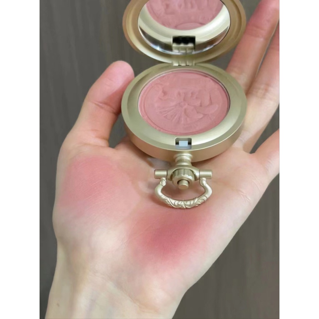 Dễ Thương Phấn Má Hồng Bỏ Túi Màu Lì Tự Nhiên Hình Thỏ bunny vitality