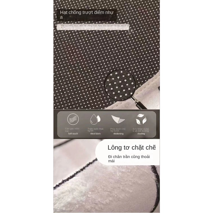 Thảm Lót Sàn Hình Tròn In Hoa Phong Cách Búp Bê Cổ Điển Độc Đáo