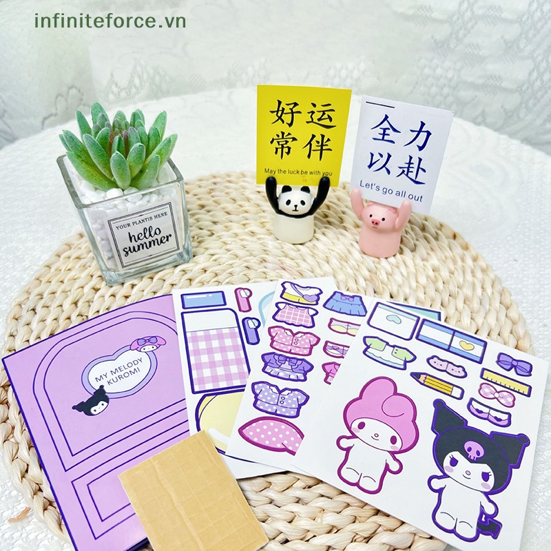 Đồ Chơi Sách sanrio doudou Giáo Dục Trẻ Em Tự Làm Tại Nhà Yên Tĩnh