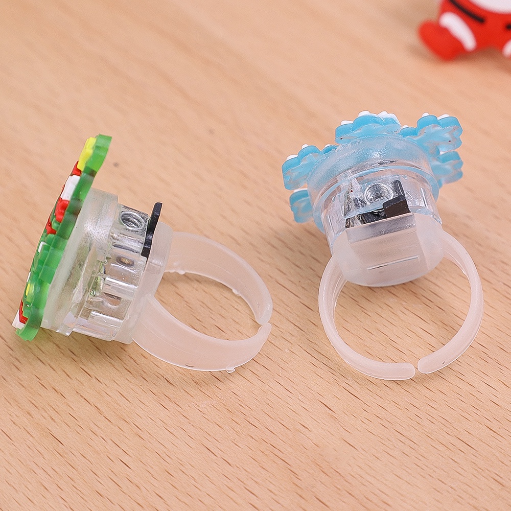 Bộ 10 Nhẫn Đèn led Phát Sáng Hình Hoạt Hình Dễ Thương