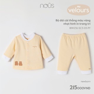 [Nous] Bộ dài tay sơ sinh.(3-5,5kg)