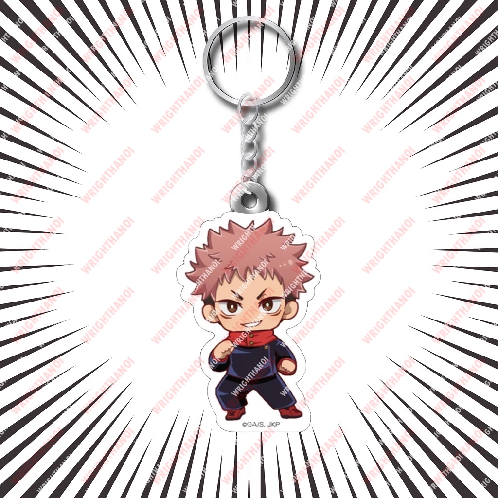 Móc khoá các nhân vật jujutsu kaisen gojo sukuna Suguru Geto Anime Manga Nhật Bản Phụ Kiện Trang Trí Túi xách Balo