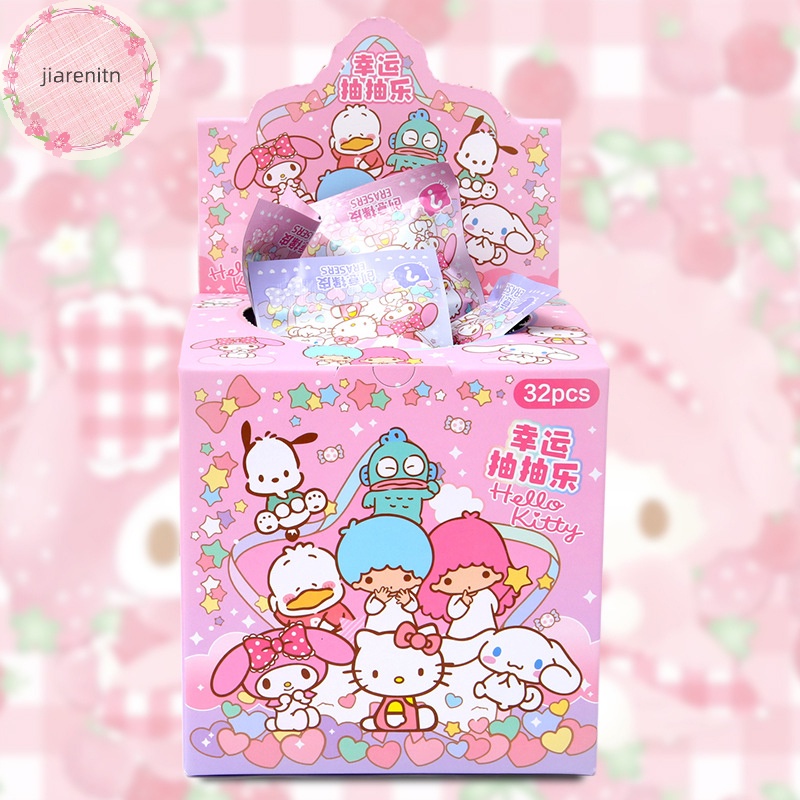 SANRIO Jiarenitn 1 Túi Gôm Tẩy Hình Hoạt Hình Ngẫu Nhiên Có Thể Tháo Rời Cho Trường Học Mẫu hello kitty melody kuromi cinnamoroll vn