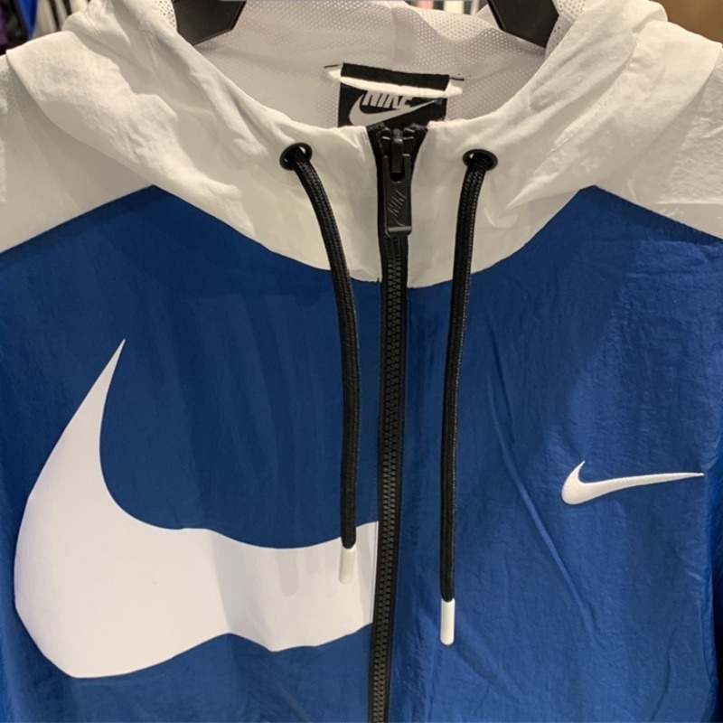 Nike Áo Khoác Thể Thao Có Mũ Trùm Đầu Chất Liệu Dệt Siêu Nhẹ dj8038 100% Cho Nam