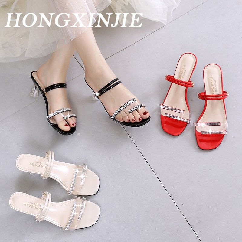 HONGXINJIE  Giày Cao Gót Mũi Nhọn GIÀY SANDAL Thời Trang Mới 2023 Cho Nữ  Thanh lịch Phong cách Stylish Cái mới X0101660 37Z230910