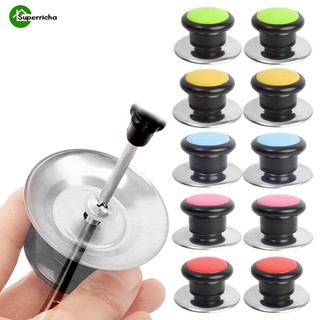 Núm Vặn Nâng Nắp Nồi Bằng Gỗ Chịu Nhiệt Chống Bỏng Thông Dụng Cho Nhà Bếp