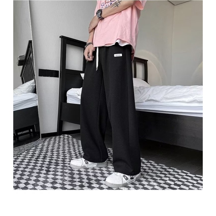 Quần Dài Ống Đứng Kẻ Sọc Bên Hông Phong Cách Hàn Quốc Thời Trang Cho Nam size s-3xl