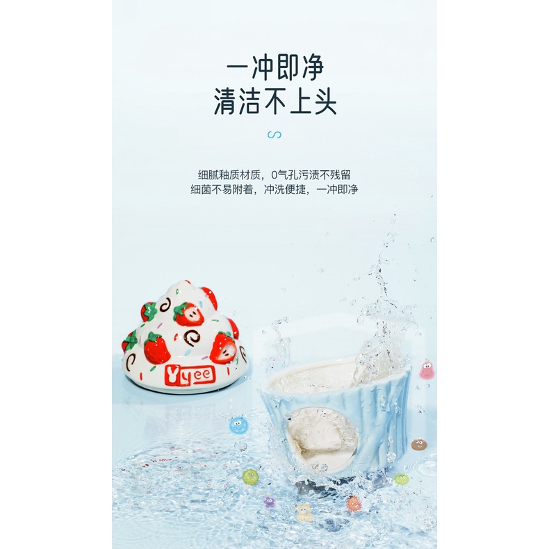 Nhà Gốm Ẩn Màu Vàng Kim Cho hamster / Thú Cưng Nhỏ