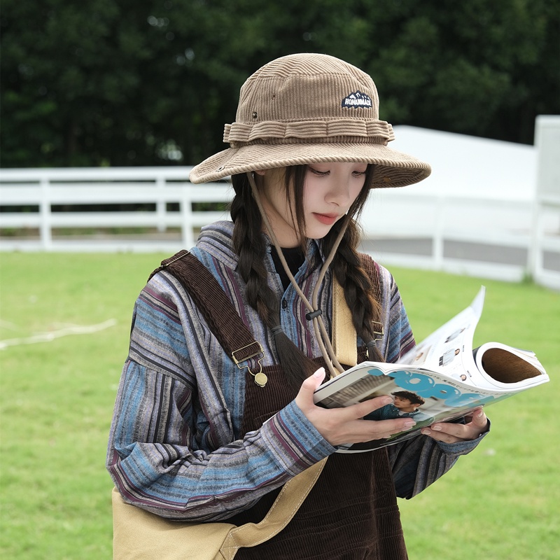 Mũ bucket Nhung Dày Thời Trang Thu Đông Xinh Xắn Cho Nữ