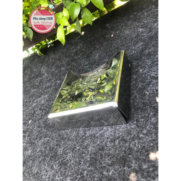 Nắp pô e xe cub 81-82-86-Dd inox