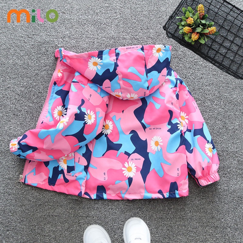 Milo Áo Khoác Gió Thời Trang Mùa Xuân Cho Bé