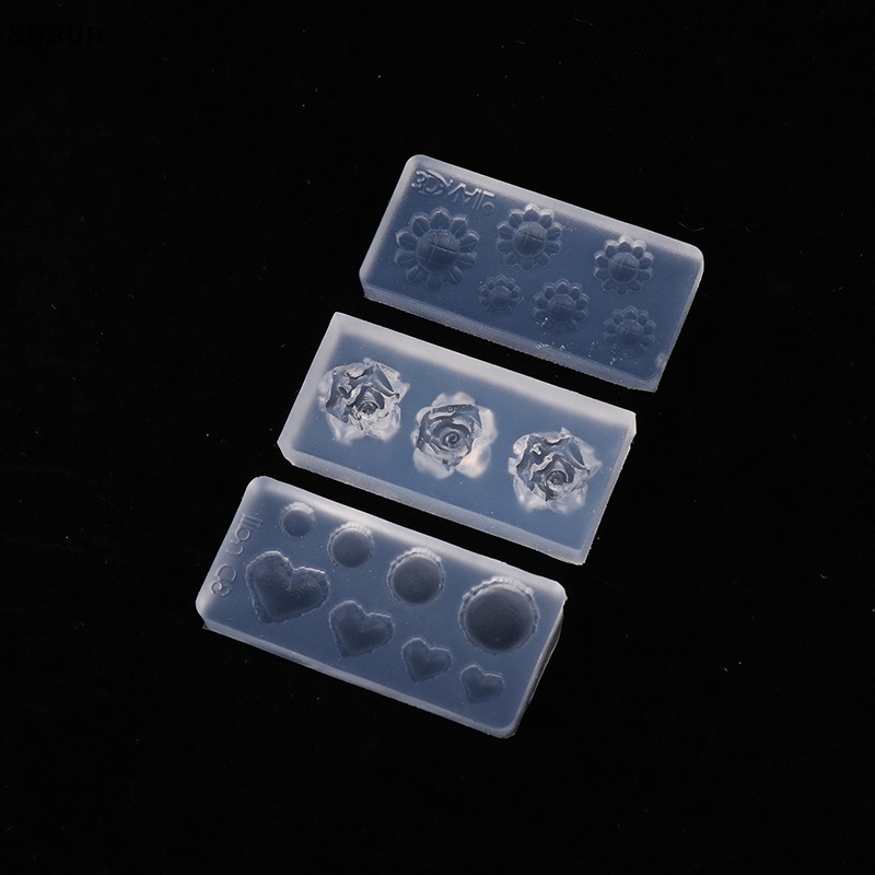 Aosun Khuôn silicone Hình Gấu 3d Dùng Để Trang Trí Móng Nghệ Thuật diy