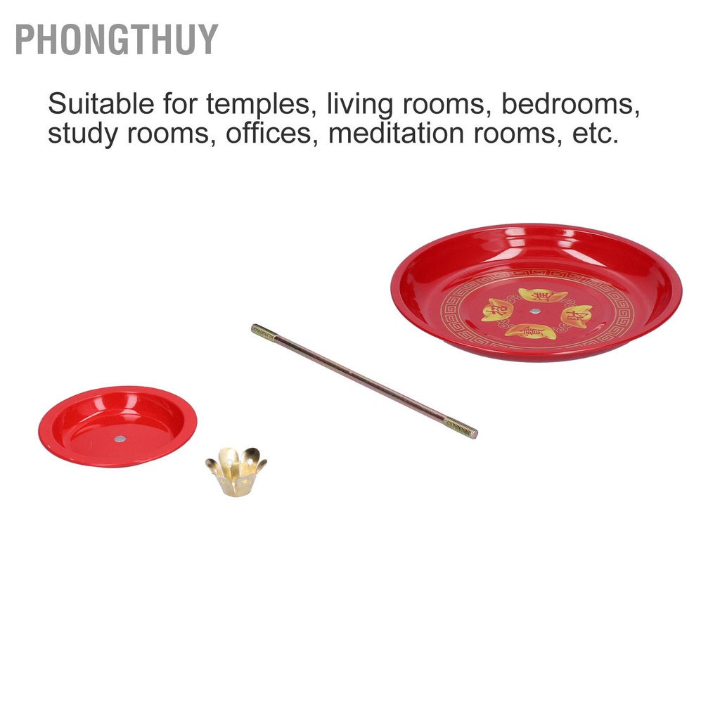 Khay thắp nhang vòng - Khay Nhang Hương Vòng Thép Không Gỉ Cho Phòng Khách