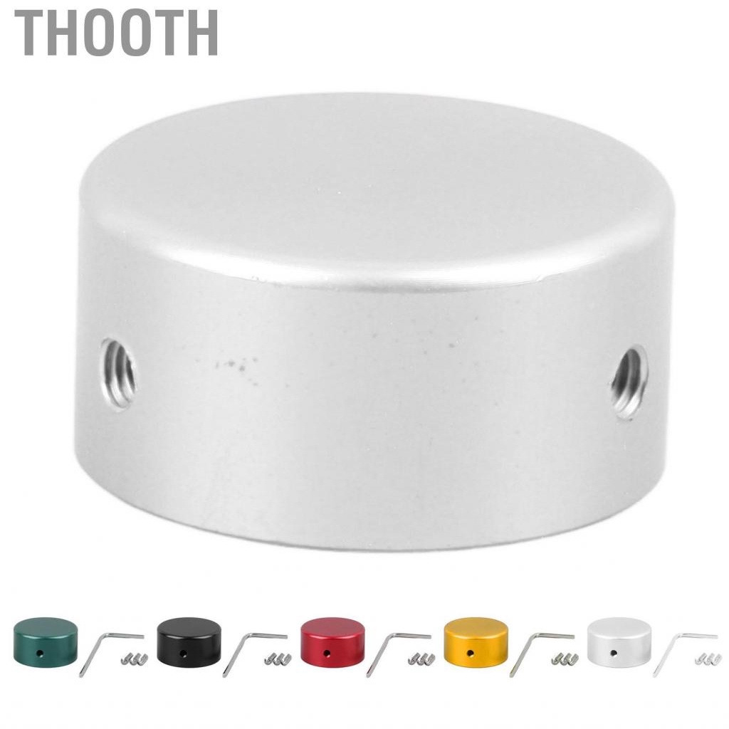 Thooth Guitar Effect Pedal Knob Hat  Aluminum Stylish Footswitch Topper Multi Functional for Replacement