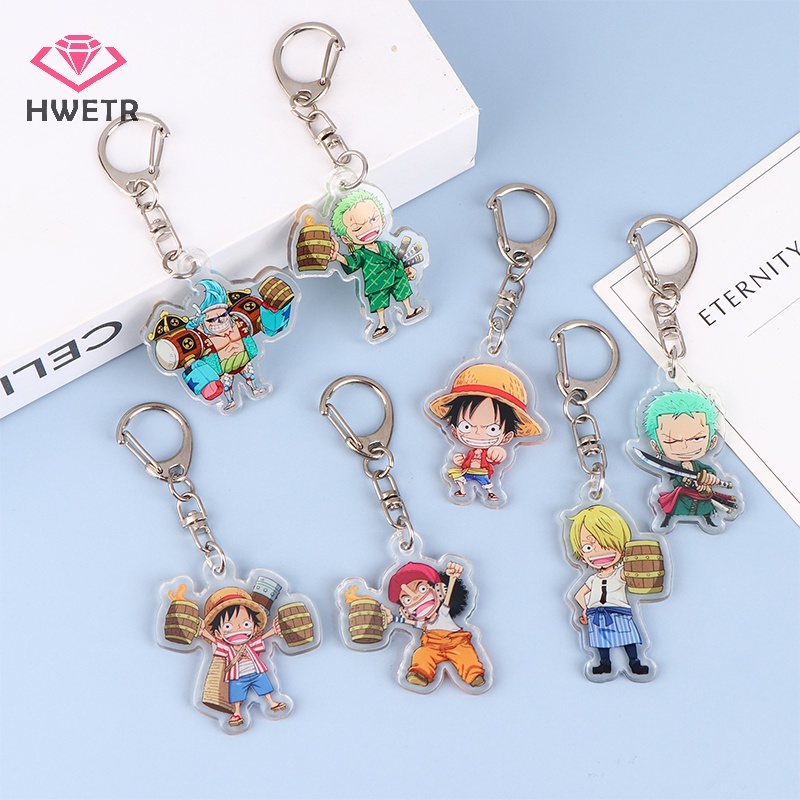 Hwtr Móc Khóa Điện Thoại Bằng acrylic Hình Nhân Vật luffy Trong Phim Hoạt Hình peripheral Mới