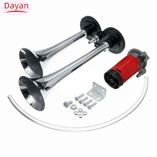 Bộ Kèn Hơi Điện 12v 150db 12v Cho Xe Hơi Xe Tải Tàu Thuyền