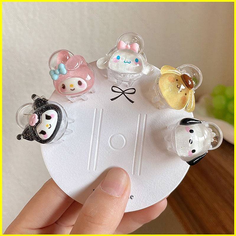 Kẹp Tóc Nhỏ Nhắn Hình sanrio Kuromi Nhật Bản Dễ Thương Thời Trang